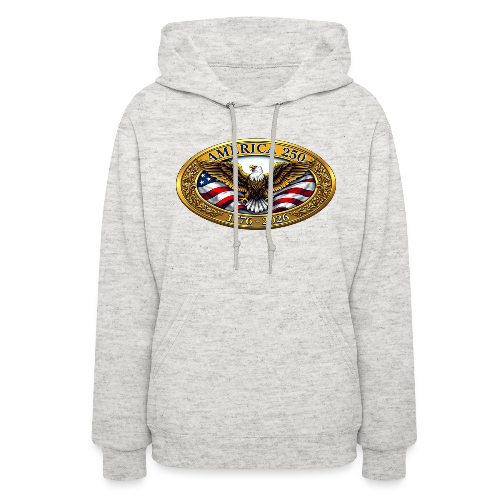 AMERICA 250 Women's Hoodie - heather oatmeal