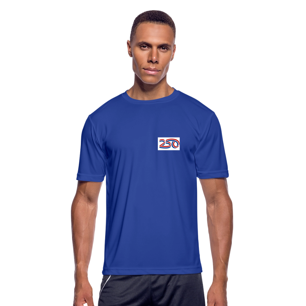 Men’s Moisture Wicking Performance T-Shirt - royal blue