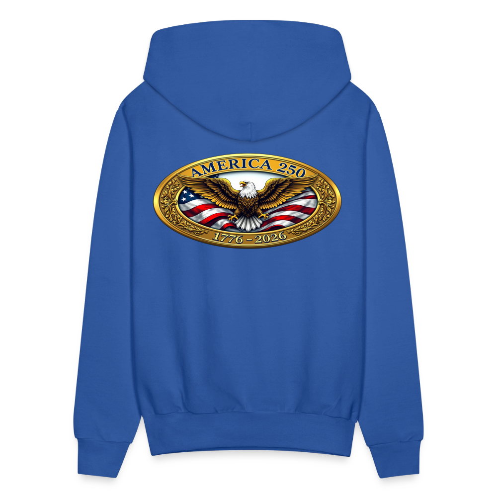 AMERICA 250 Men's Hoodie - royal blue