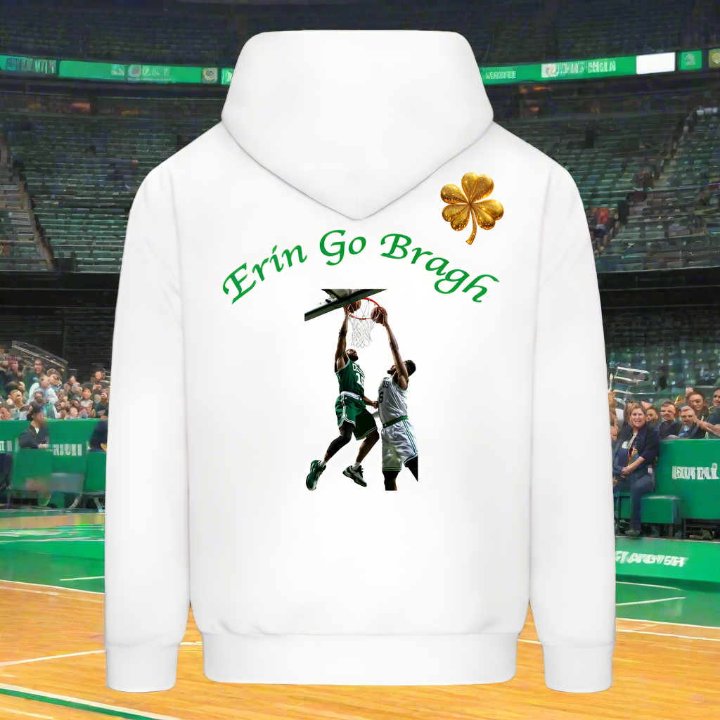 ERIN GO BRAGH DOUBLE GOLD Men's Hoodie - white