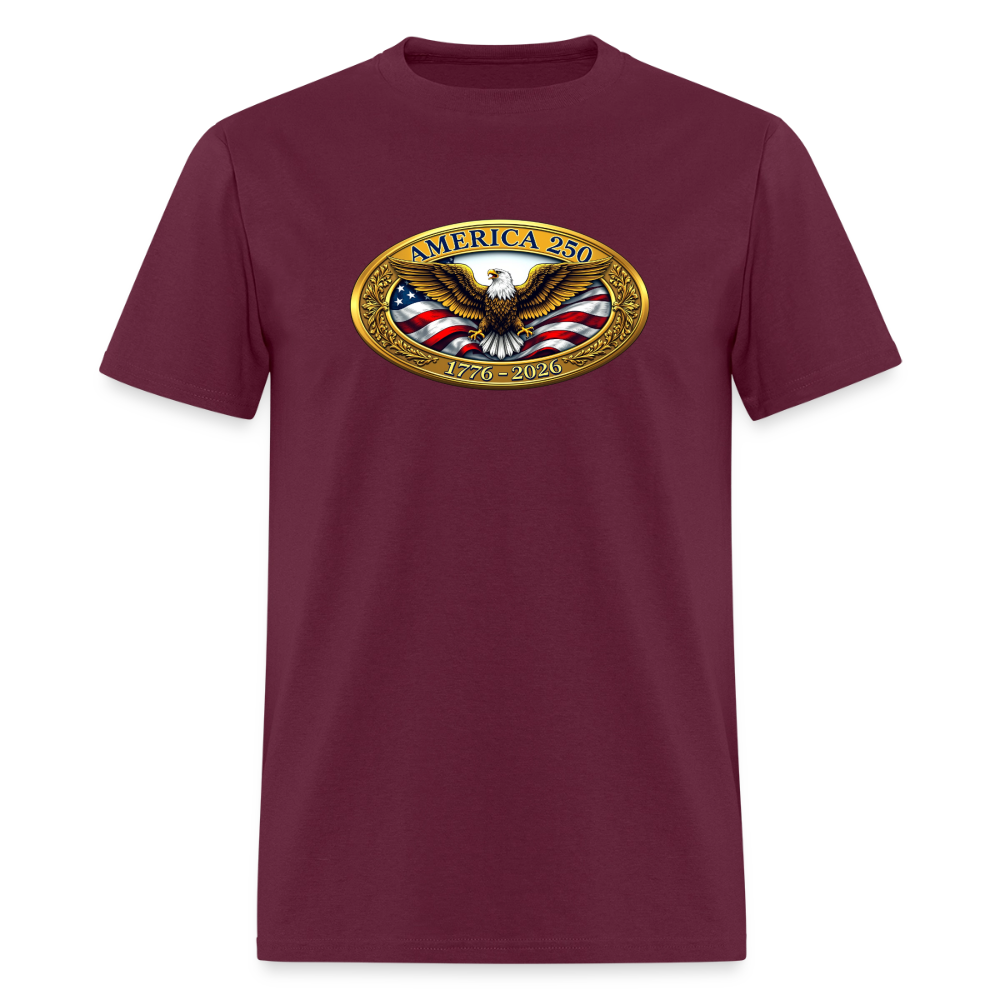 AMERICA 250 Men's T-Shirt - burgundy