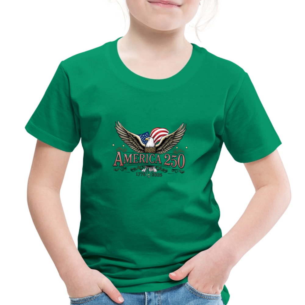 AMERICA 250 Toddler Premium T-Shirt - kelly green