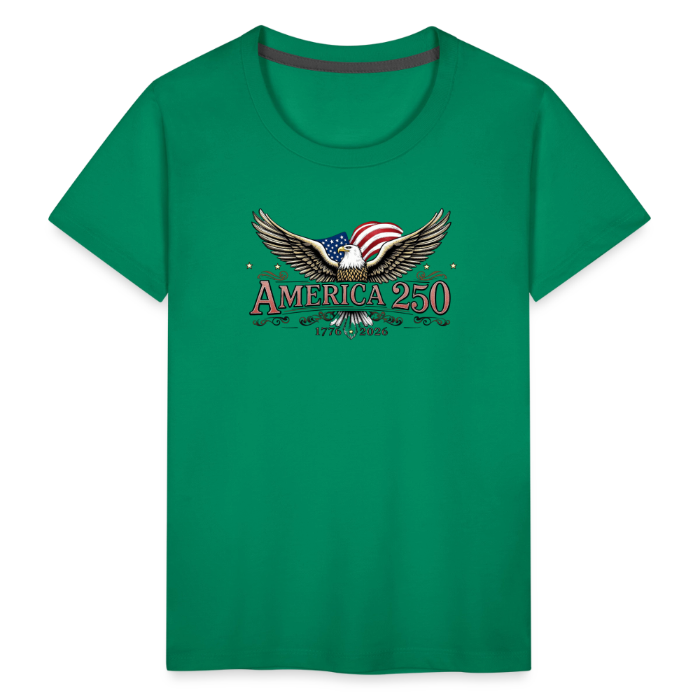 AMERICA 250 Toddler Premium T-Shirt - kelly green
