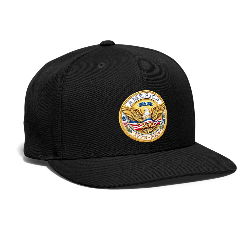 AMERICA 250 Snapback Baseball Cap - black