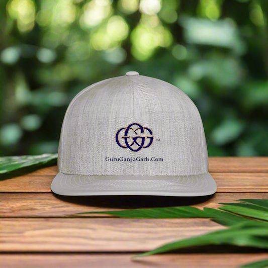 GGG LOGO Snapback Baseball Cap - heather gray