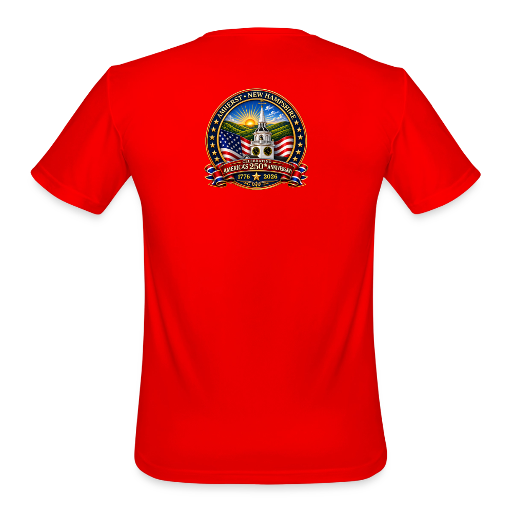 Men’s Moisture Wicking Performance T-Shirt - red