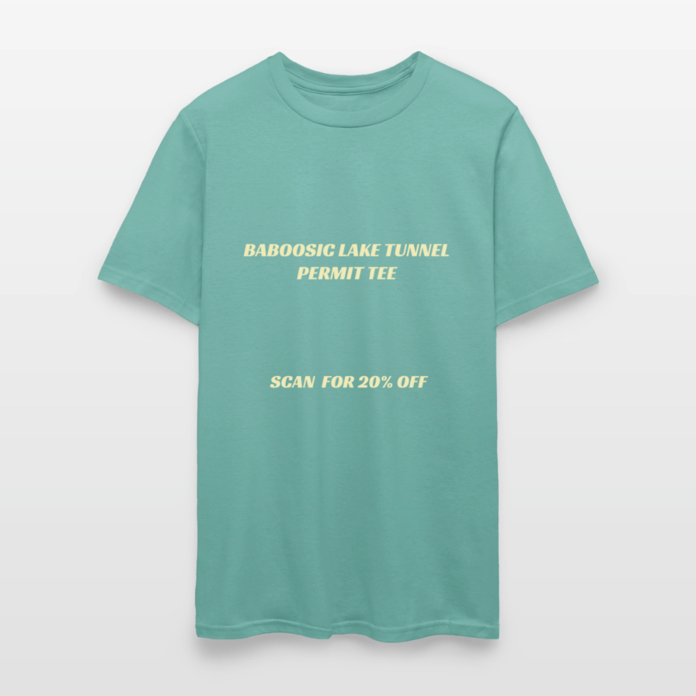 BABOOSIC LAKE TUNNEL PERMIT TEE Unisex Classic T-Shirt Unisex Classic T-Shirt - aquatic