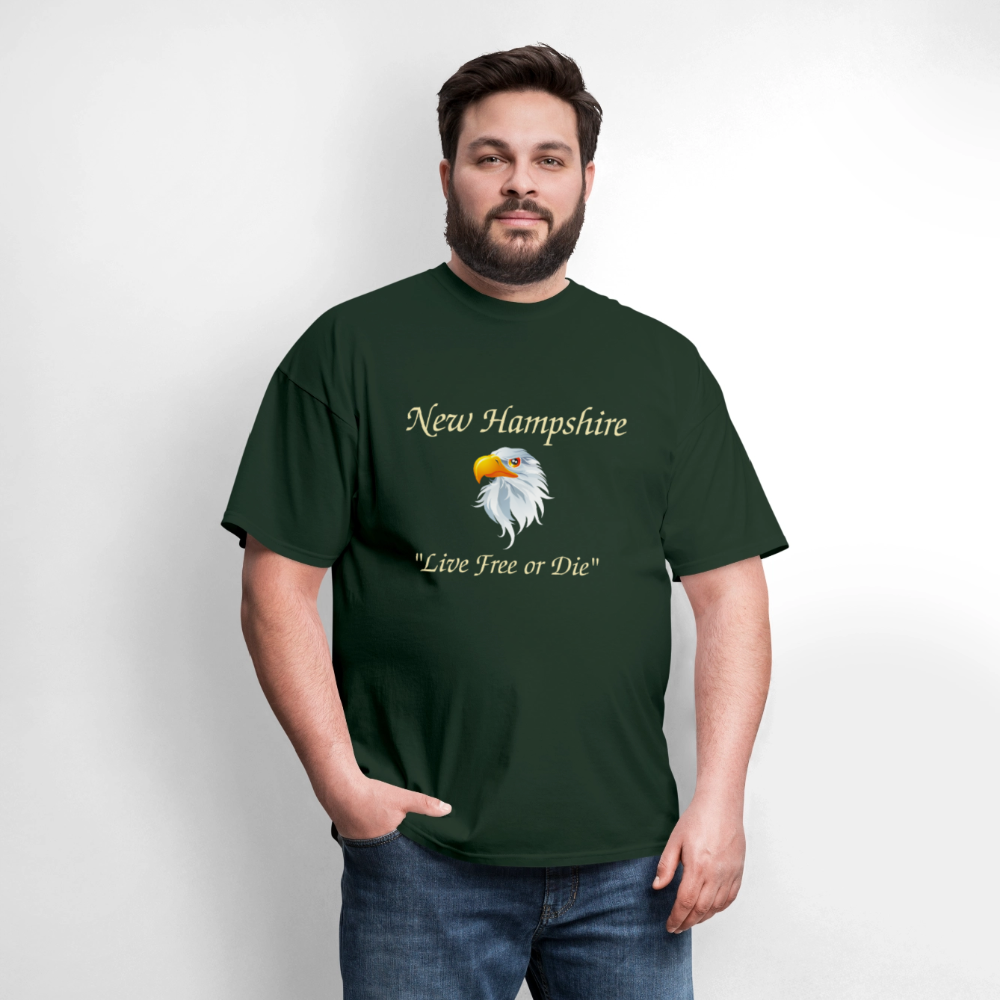 NH Live Free or Die Unisex Classic T-Shirt - forest green
