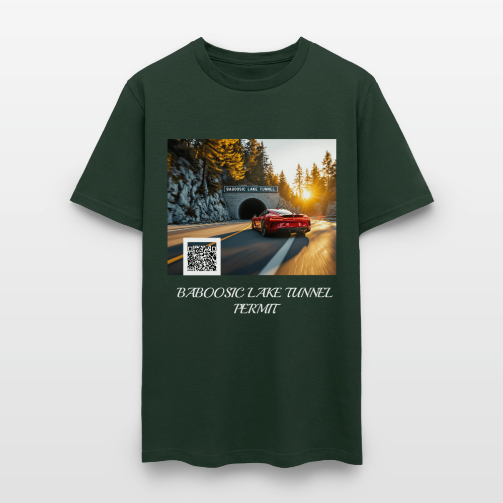 BABOOSIC LAKE TUNNEL PERMIT TEE - forest green