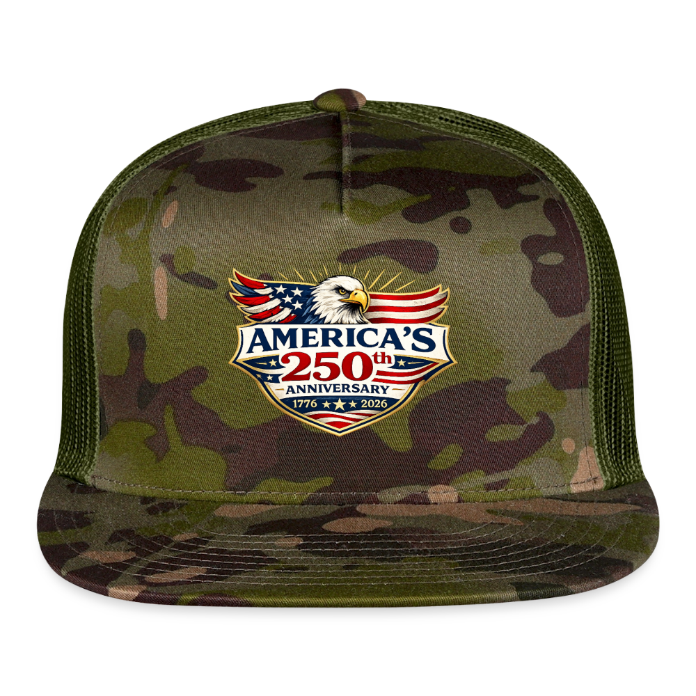 AMERICA 250th ANNIVERSARY Eagle Trucker Hat - MultiCam\green
