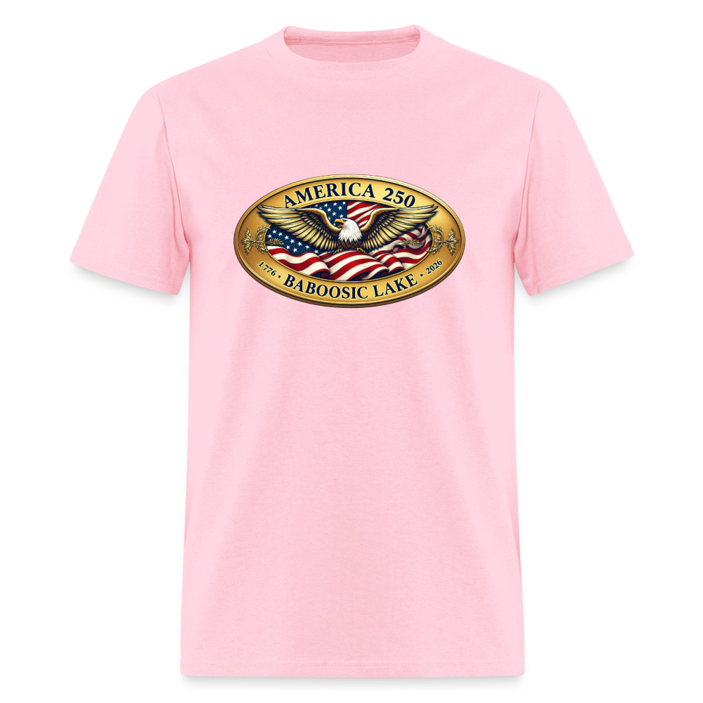 BABOOSIC LAKE AMERICA 250 Men's T-Shirt - pink