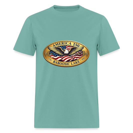 AMERICA 250 BABOOSIC LAKE Men's T-Shirt - aquatic