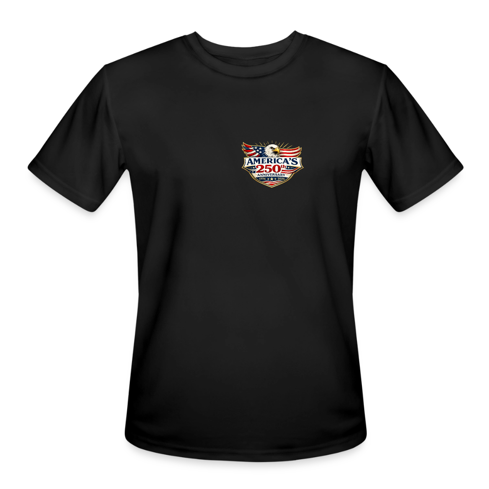 Men’s Moisture Wicking Performance T-Shirt - black