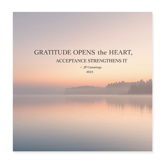 GRATITUDE ACCEPTANCE - white