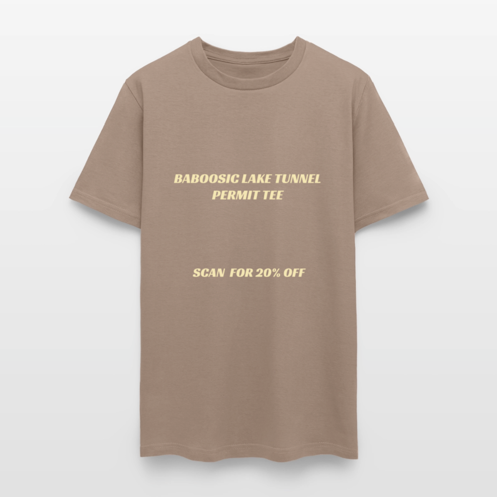 BABOOSIC LAKE TUNNEL PERMIT TEE Unisex Classic T-Shirt Unisex Classic T-Shirt - safari