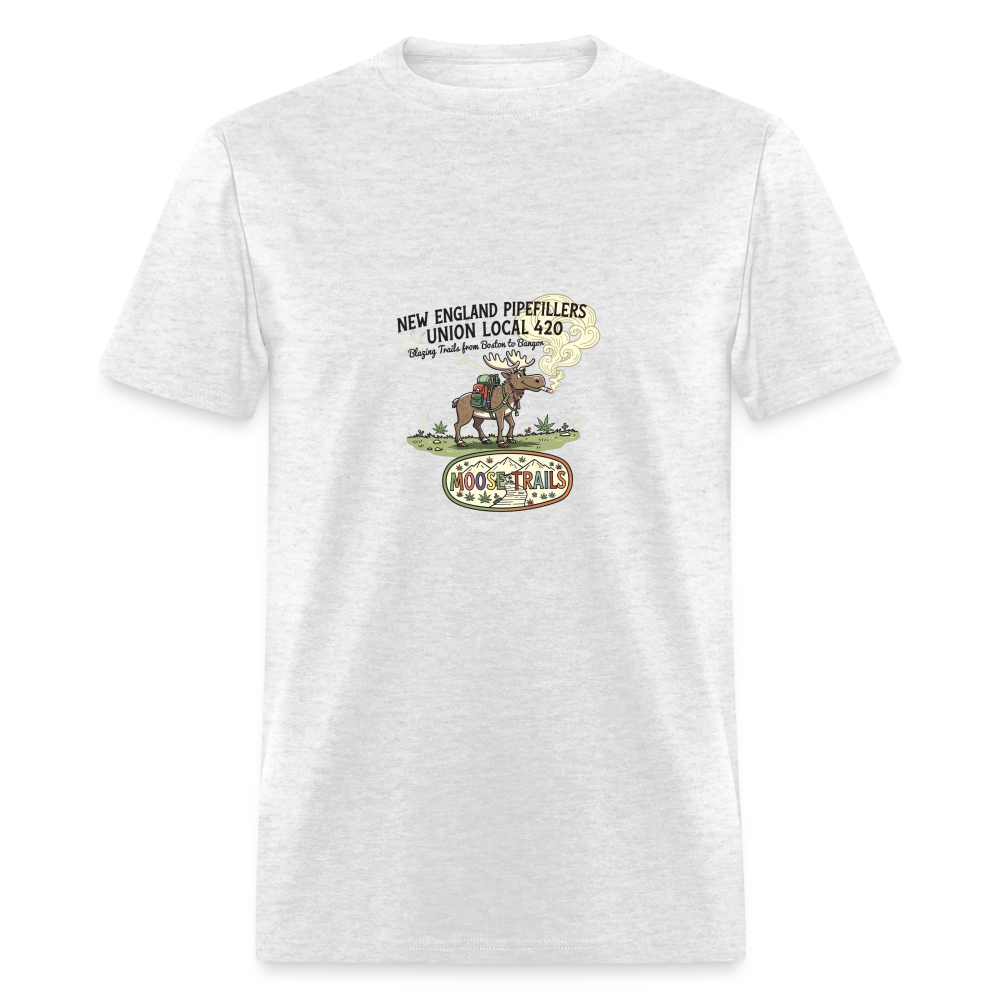 NE PF MOOSE TRAILS FOR TEES Men's T-Shirt - light heather gray