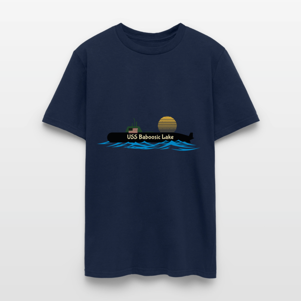 USS BABOOSIC LAKE Hanes Unisex Classic T-Shirt - navy