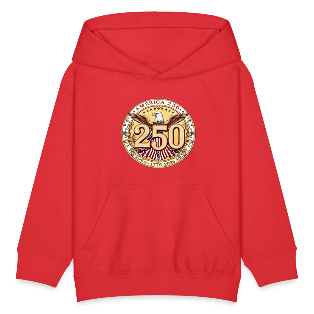 AMERICA 250 Kids' Hoodie - red