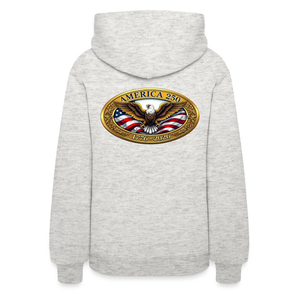 AMERICA 250 Women's Hoodie - heather oatmeal