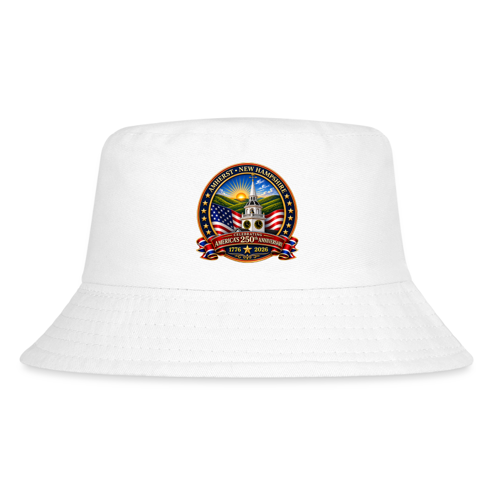 AMHERST 250 Kid's Bucket Hat - white