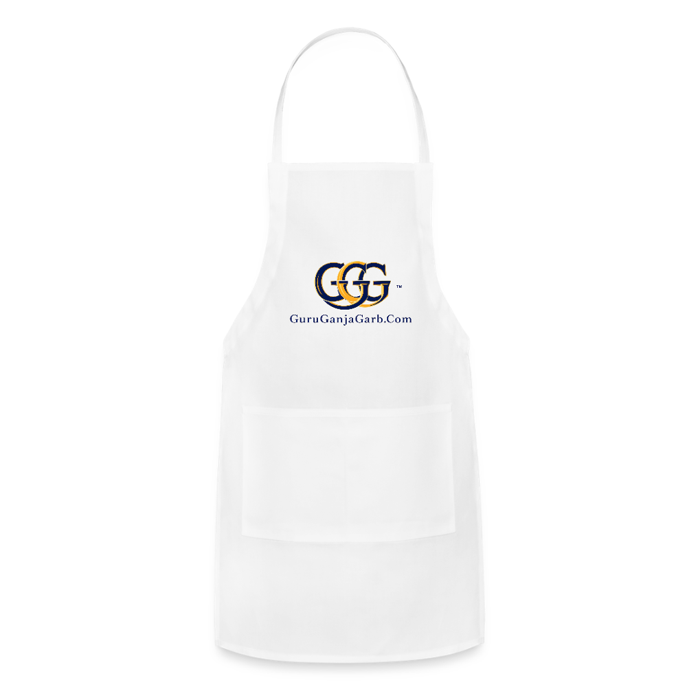 GGG TM Adjustable Apron - white