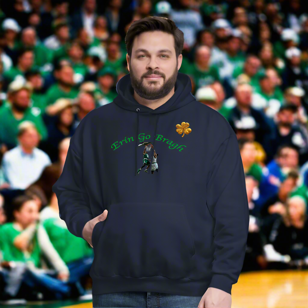 ERIN GO BRAGH DOUBLE GOLD Men's Hoodie - navy