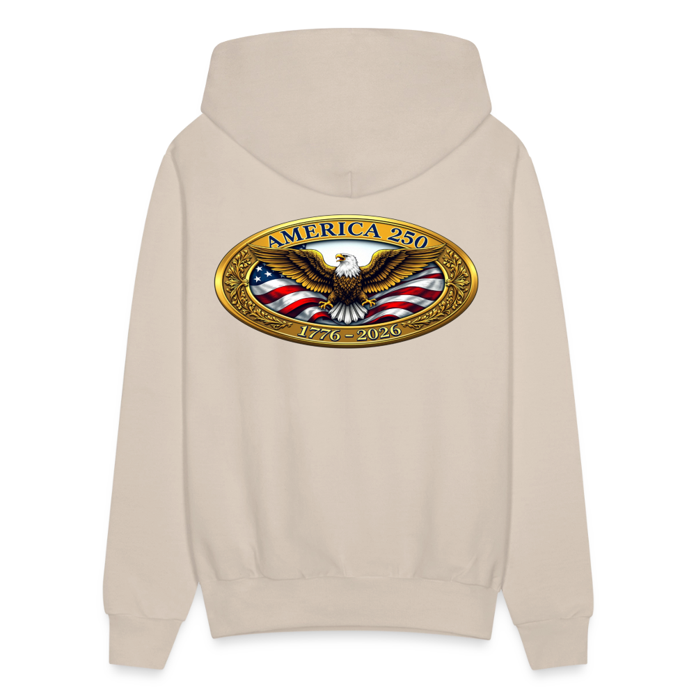 AMERICA 250 Men's Hoodie - Sand