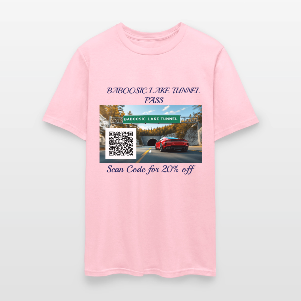 BABOOSIC LAKE TUNNEL PASS TEE - pink