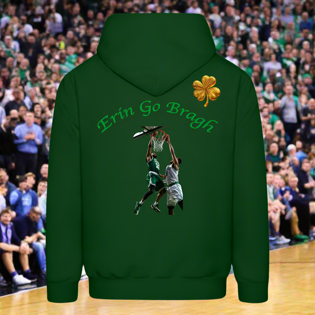 ERIN GO BRAGH DOUBLE GOLD Men's Hoodie - forest green