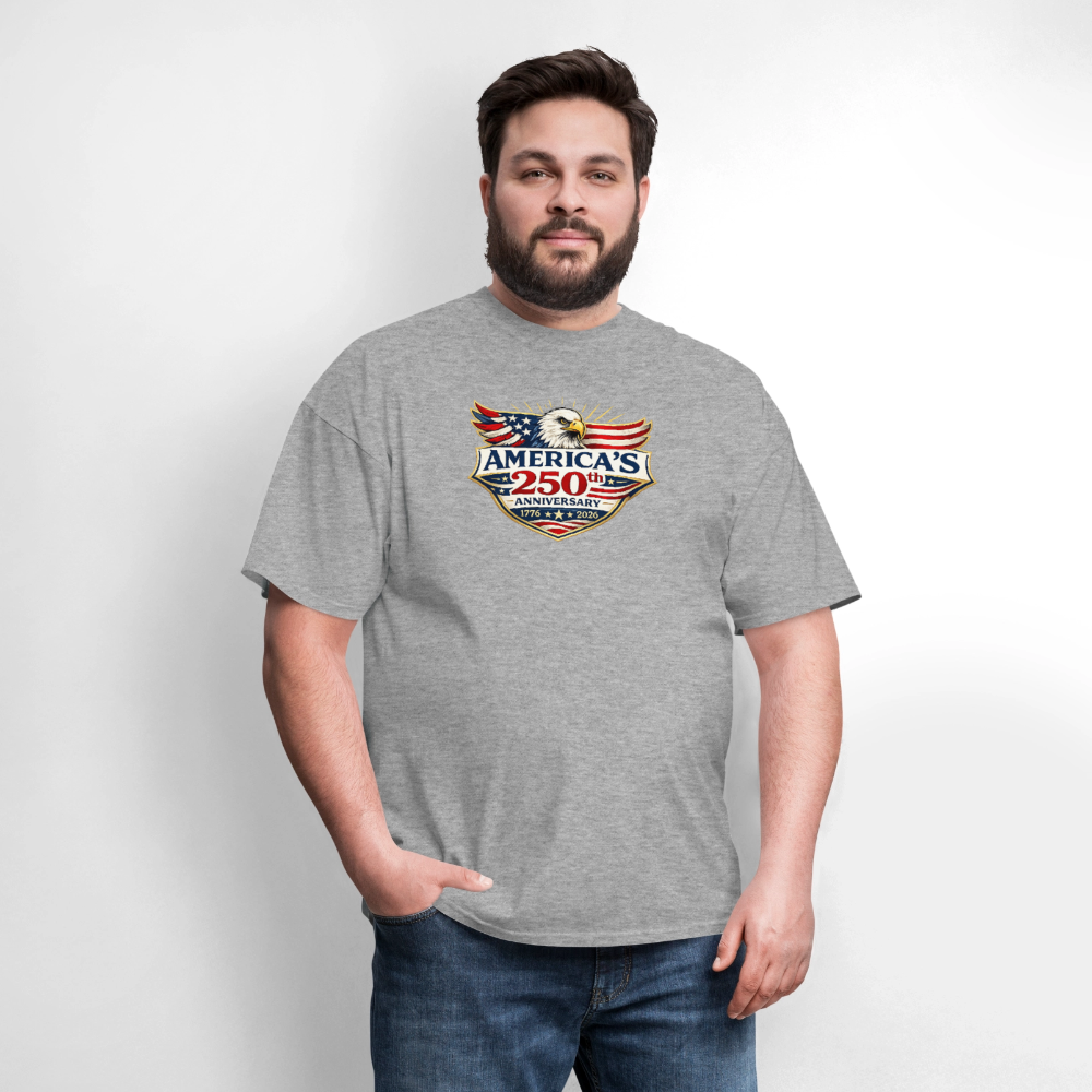 AMERICA 250th ANNIVERSARY Eagle Men's T-Shirt - heather gray