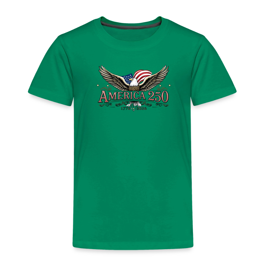 AMERICA 250 Toddler Premium T-Shirt - kelly green