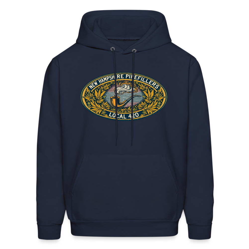 NEW HAMPSHIRE PIPEFILLERS UNION LOCAL 420 Hoodie 2 - navy