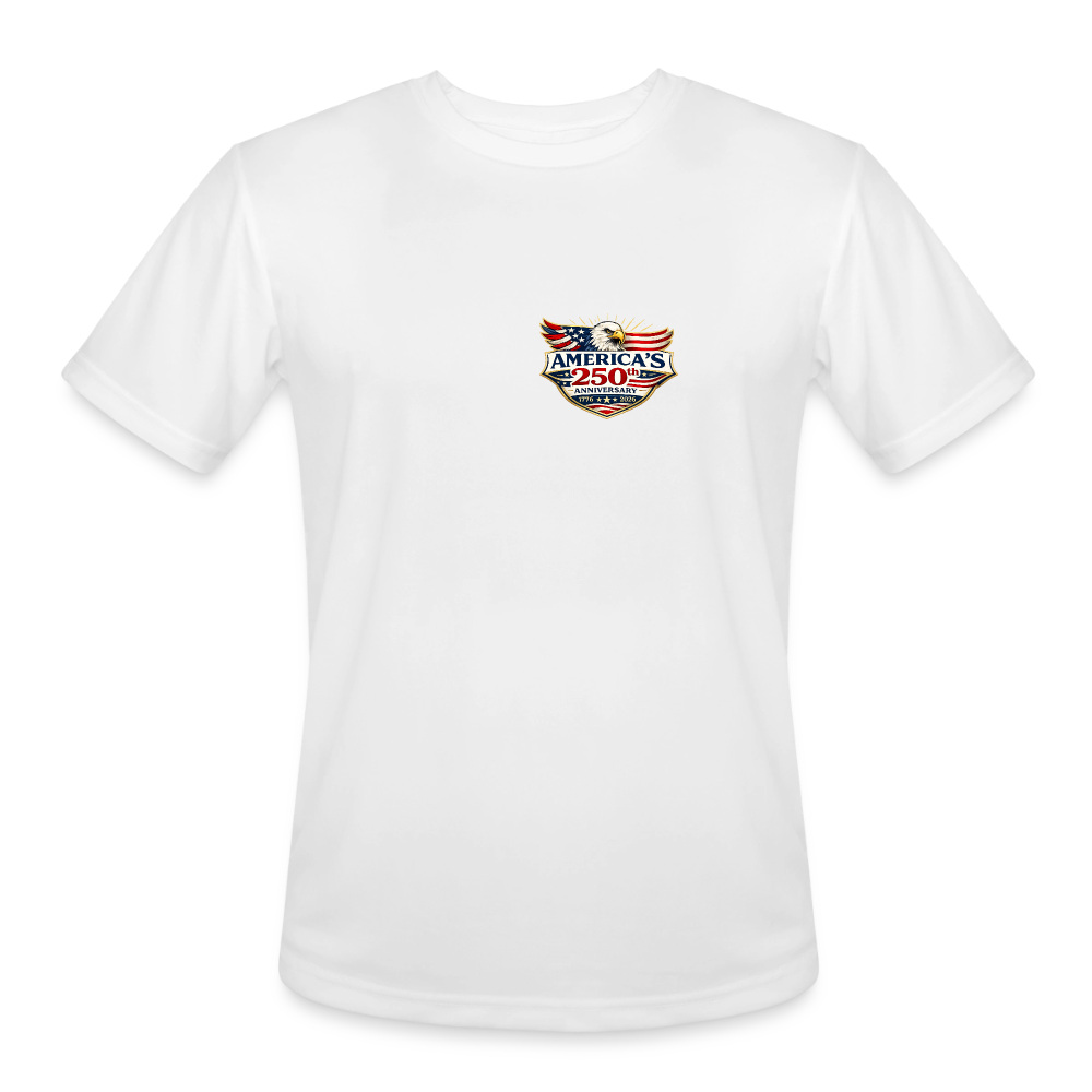 Men’s Moisture Wicking Performance T-Shirt - white