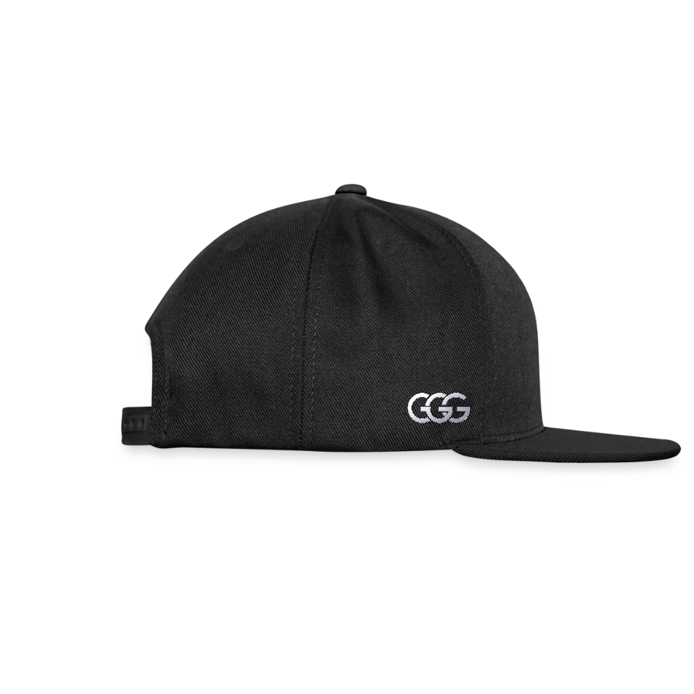 GGG TM LOGO 3 Snapback Baseball Cap - black