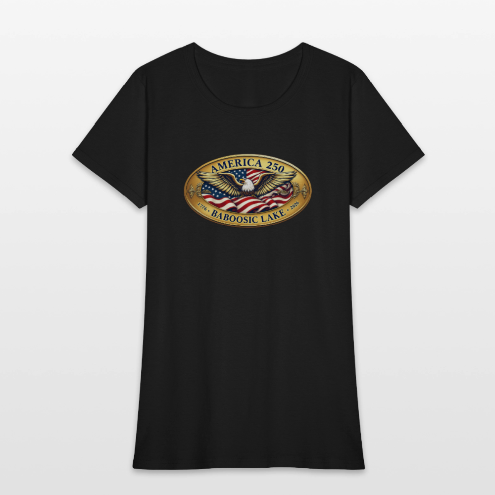 AMERICA 250 BABOOSIC LAKE AMERICA 250 Women's T-Shirt - black