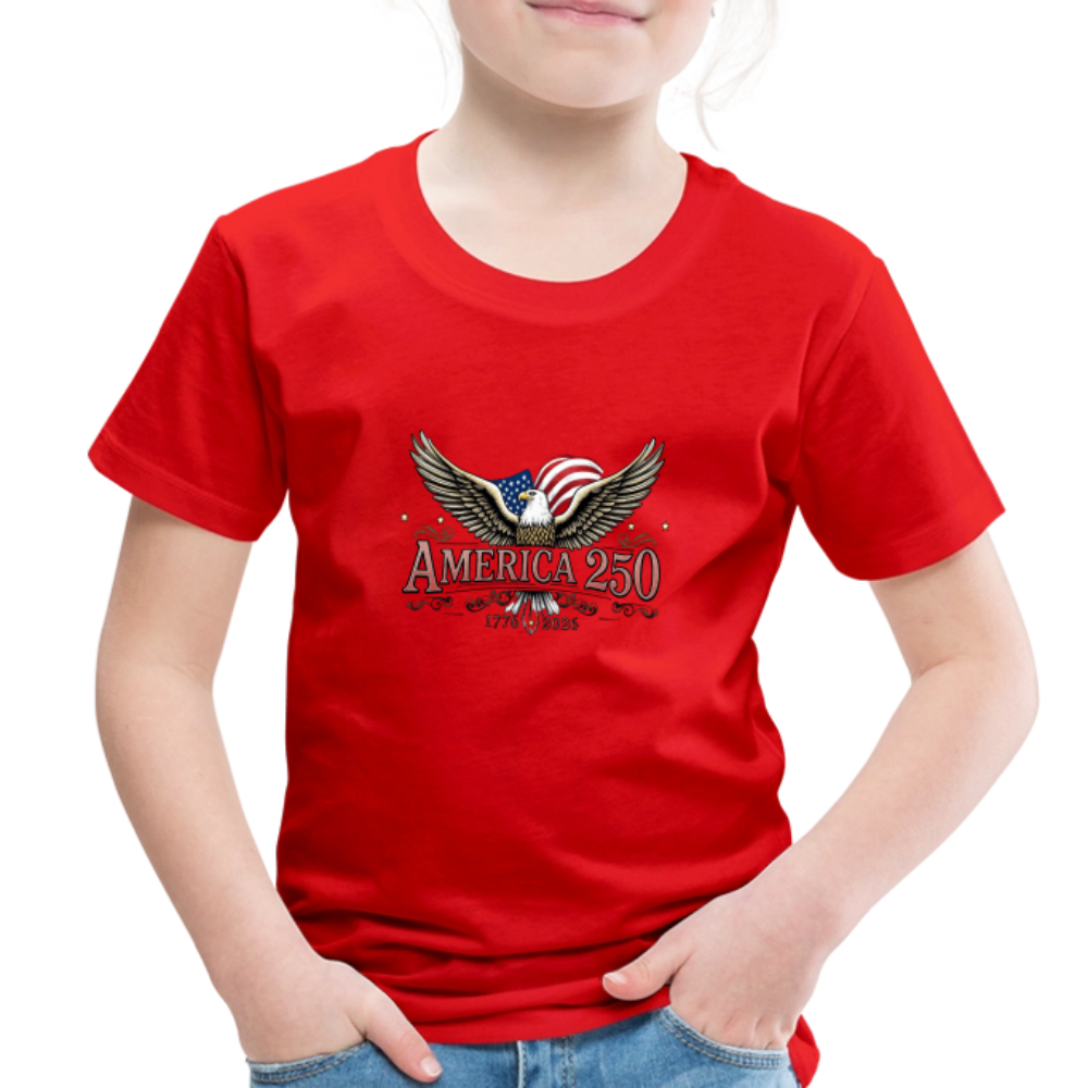 AMERICA 250 Toddler Premium T-Shirt - red