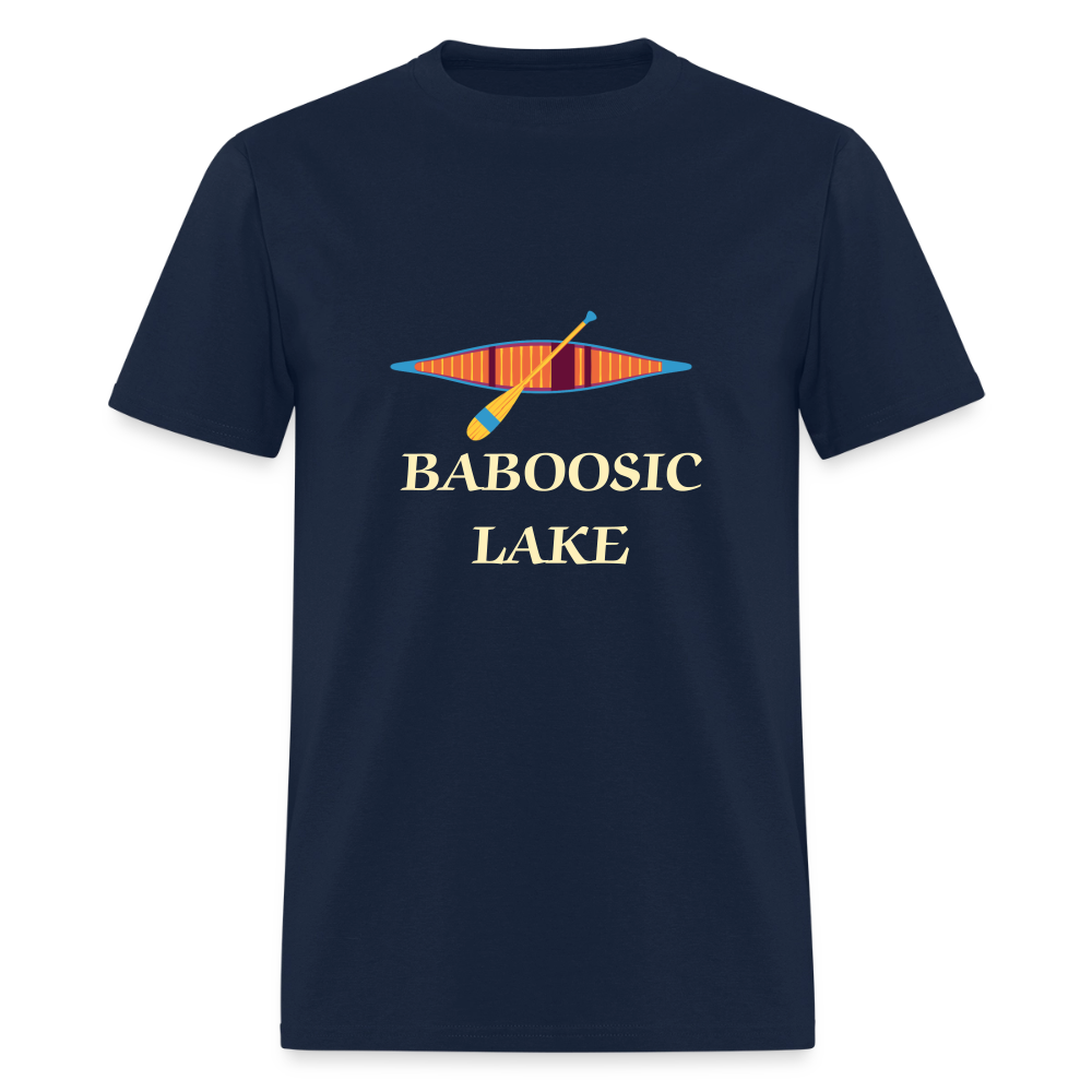 BABOOSIC LAKE Relaxed Design Classic T-Shirt - navy
