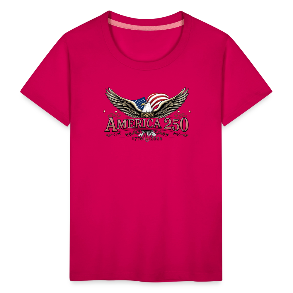 AMERICA 250 Toddler Premium T-Shirt - dark pink