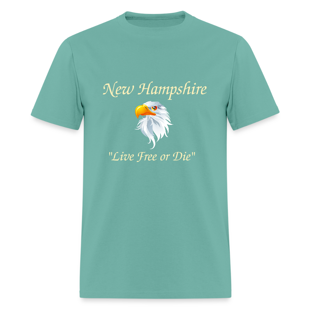 NH Live Free or Die Unisex Classic T-Shirt - aquatic