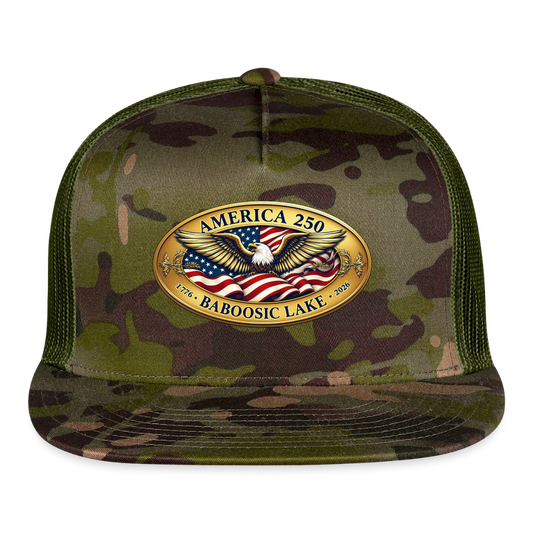 AMERICA 250 BABOOSIC LAKE CAMO Trucker Hat - MultiCam\green