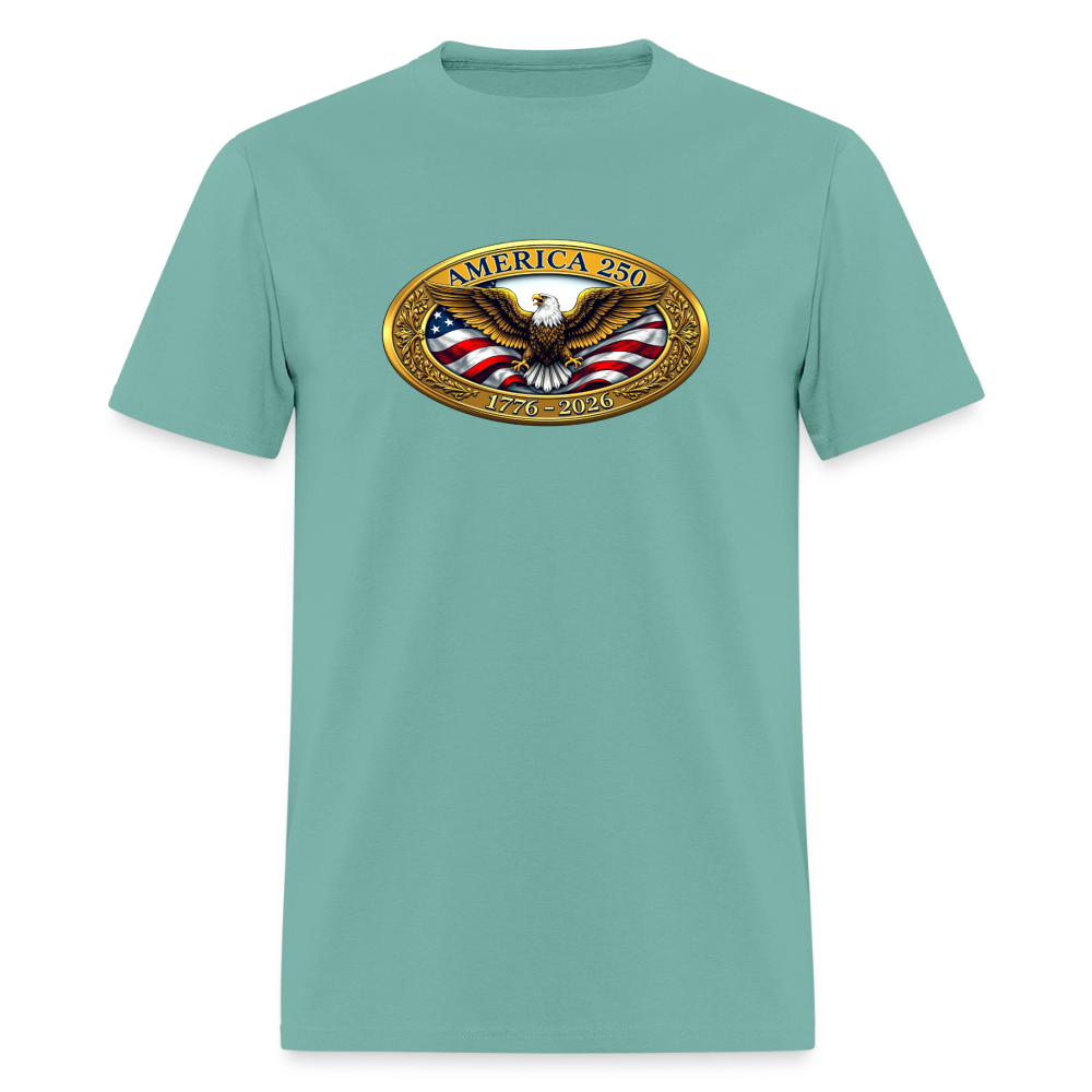 AMERICA 250 Men's T-Shirt - aquatic