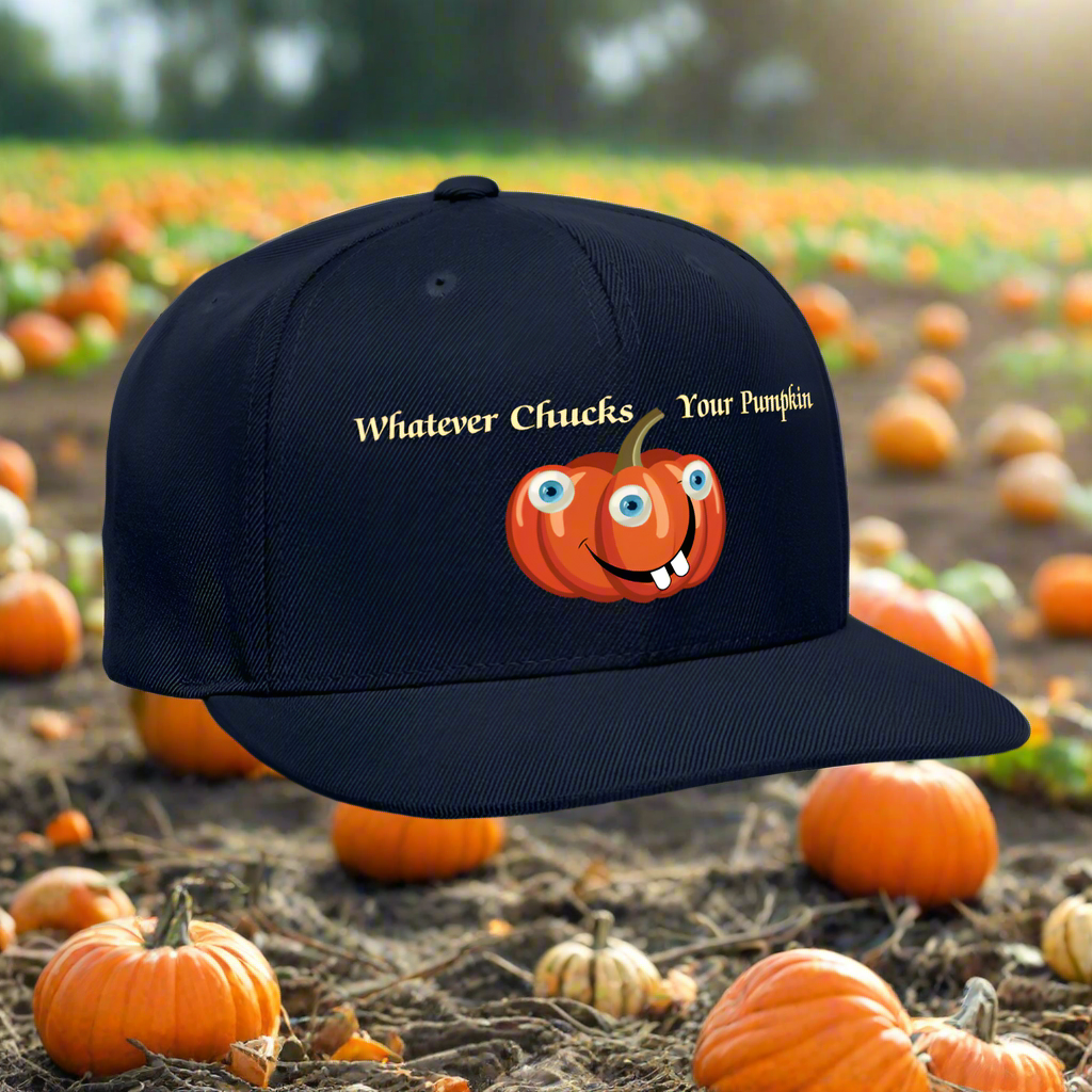 Sie Caps WHATEVER CHUCKS YOUR PUMPKIN Original Snapback Baseball Cap - navy