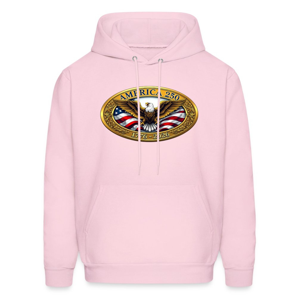 AMERICA 250 Men's Hoodie - pale pink