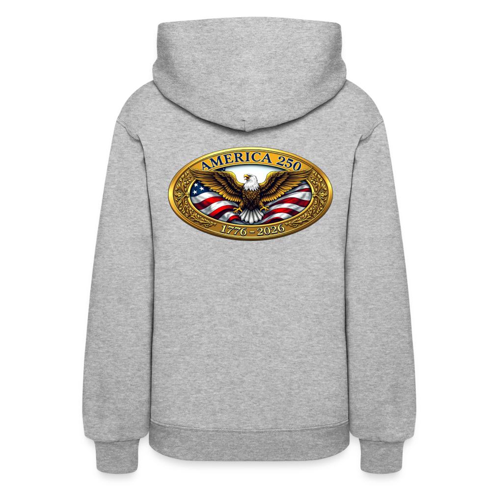 AMERICA 250 Women's Hoodie - heather gray