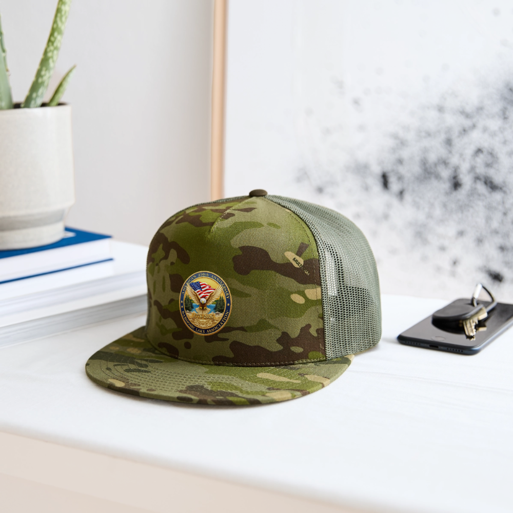 America's 250th Anniversary BLA Trucker Hat - MultiCam\green