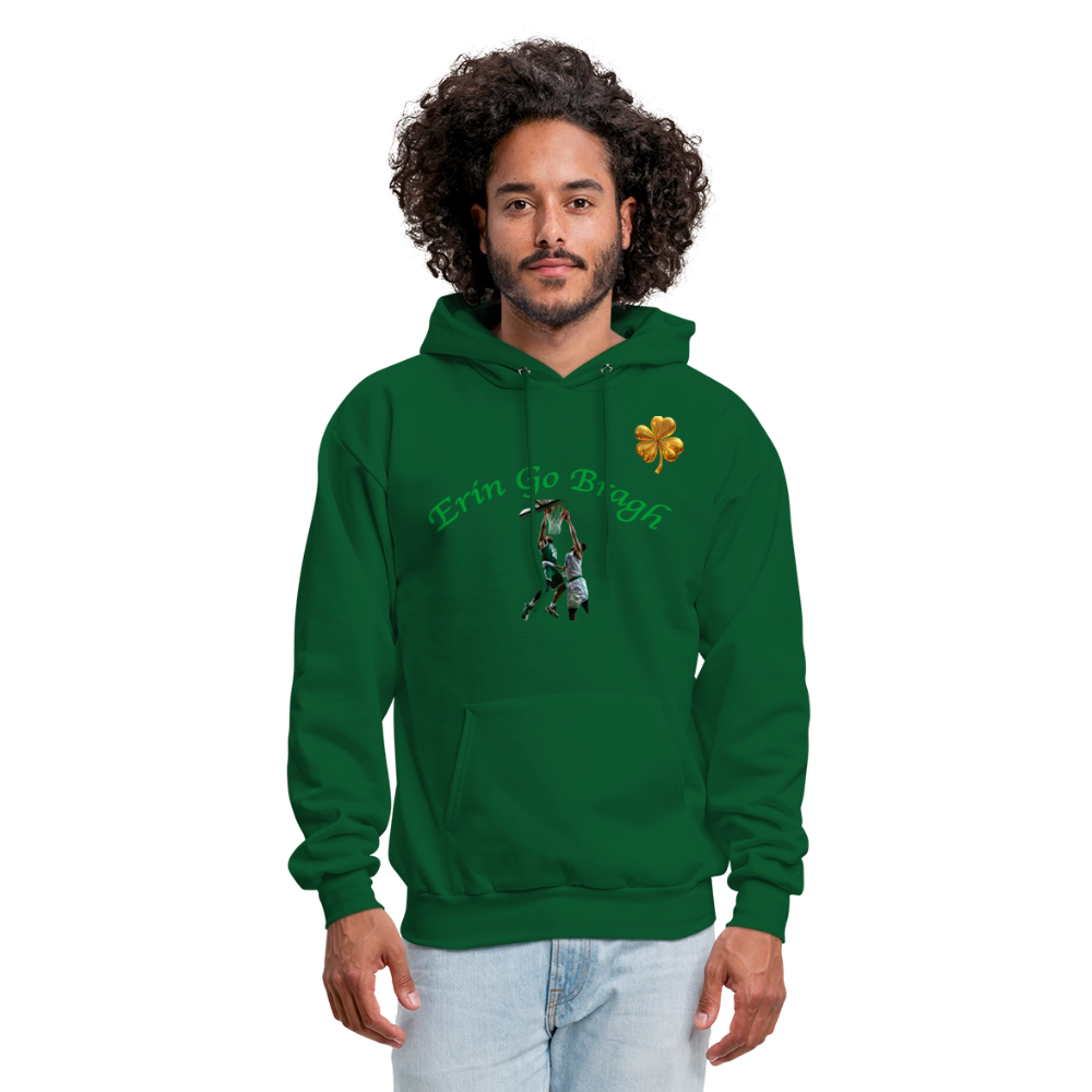 ERIN GO BRAGH DOUBLE GOLD Men's Hoodie - forest green