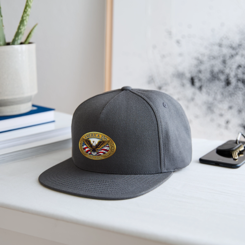 AMERICA 250 Snapback Baseball Cap - dark grey
