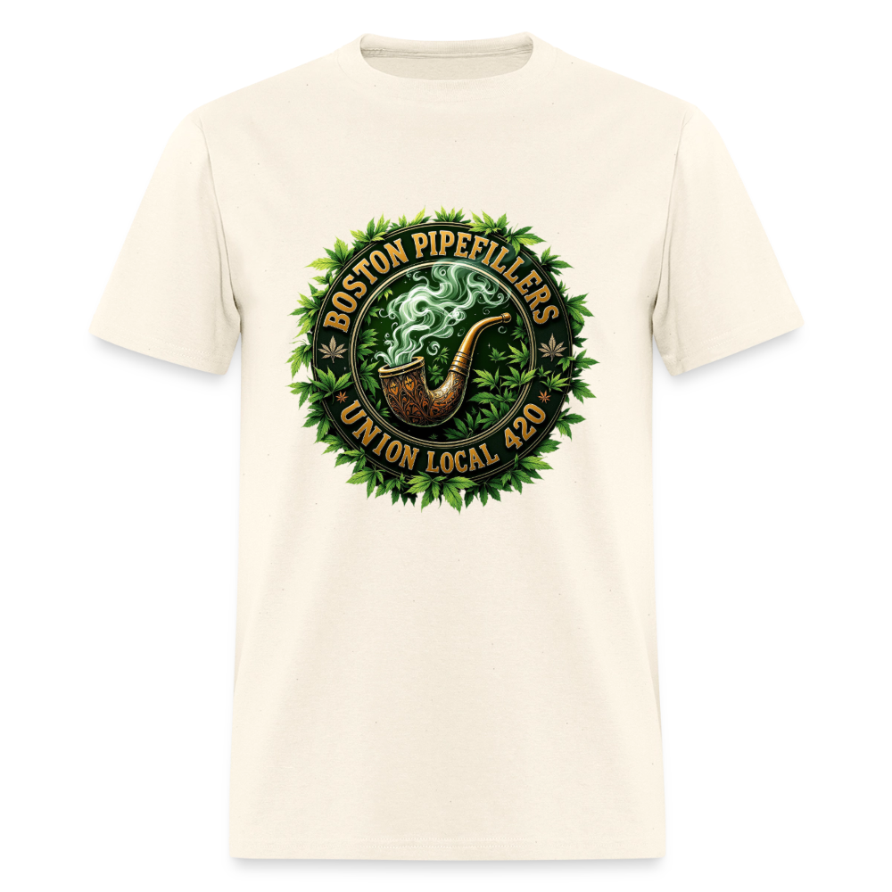 BOSTON PIPEFILLERS LOCAL 420 Men's T-Shirt - sweet cream heather