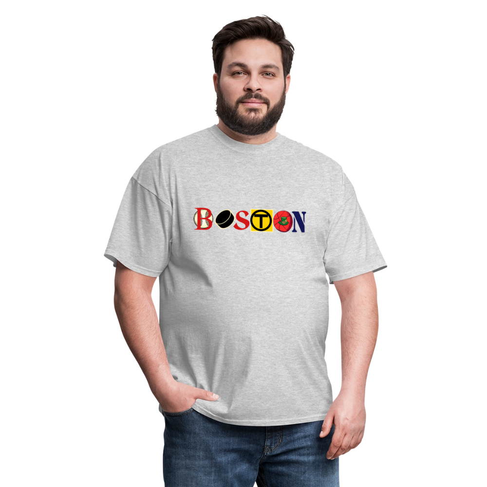 THE BOSTON Unisex Classic T-Shirt - heather gray