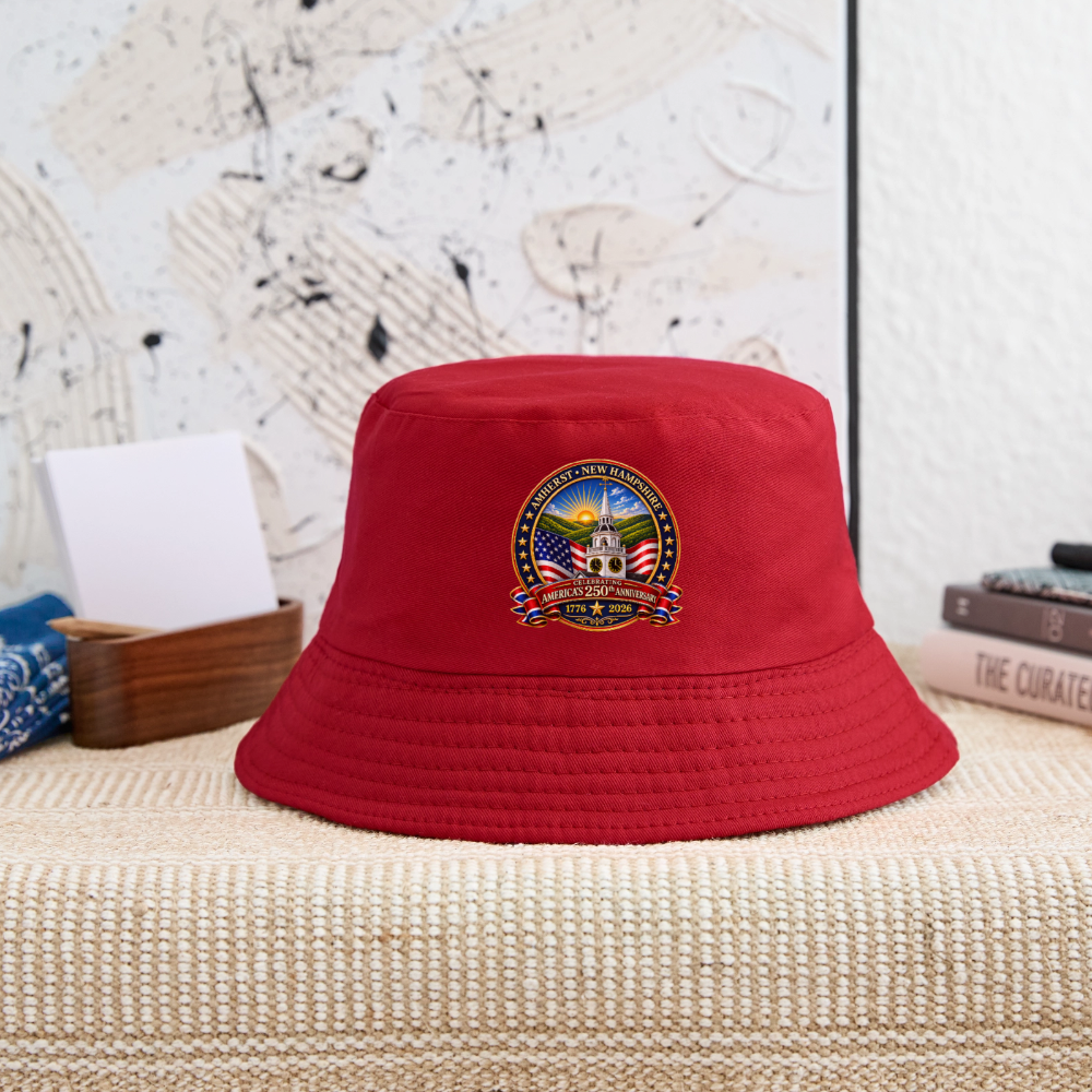 AMHERST 250 Kid's Bucket Hat - red